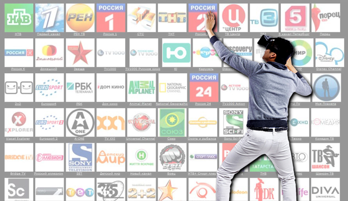 Смотрим телеканалы через vr очки